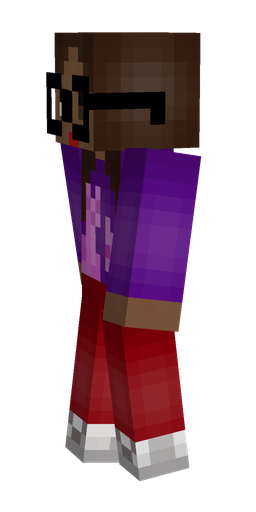 Brown skin: body, left side render