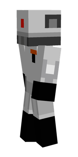 Black skin: body, left side render