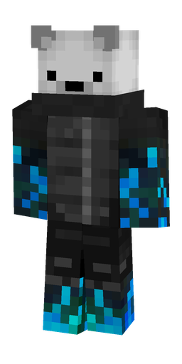 Black skin: body, front render