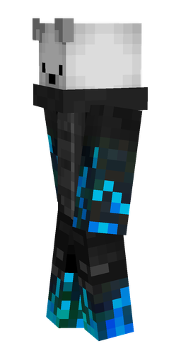 Black skin: body, left side render