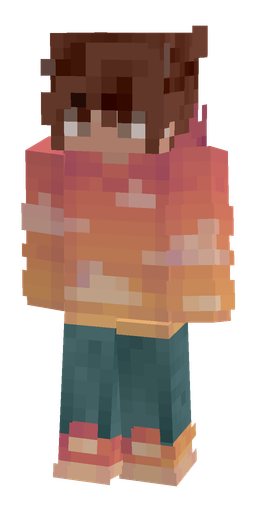 Blue skin: body, front render