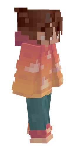 Blue skin: body, right side render