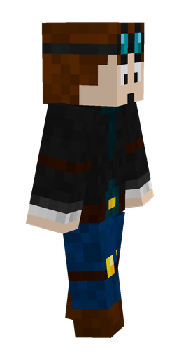 Black skin: body, right side render