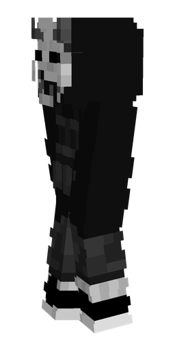 Black skin: body, left side render