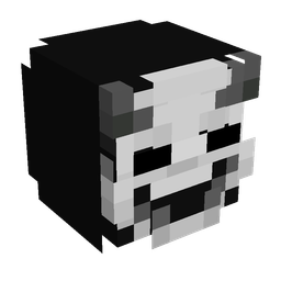 Black skin: head render