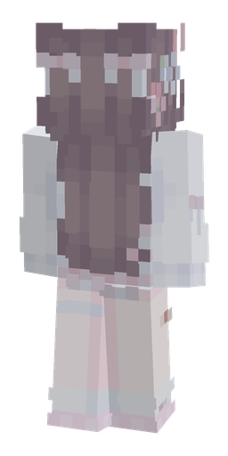 Blue skin: body, back render