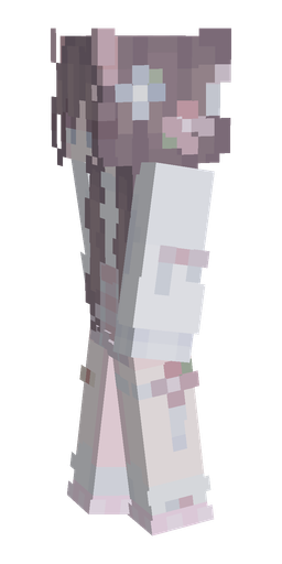 Blue skin: body, left side render