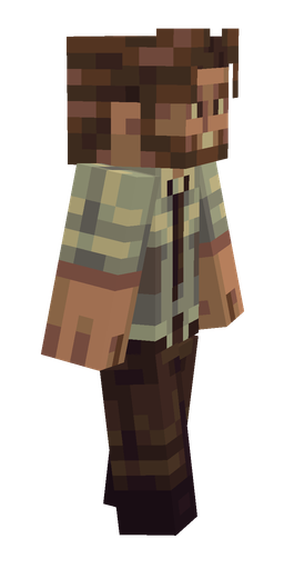 Brown skin: body, right side render