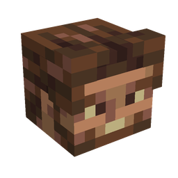 Brown skin: head render