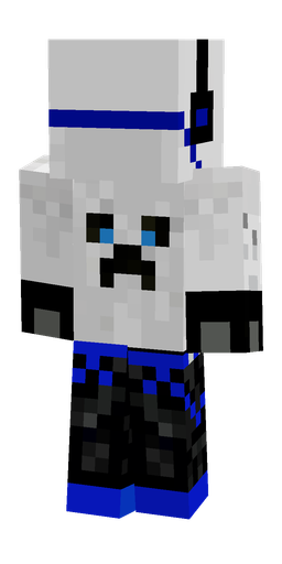 Black skin: body, back render