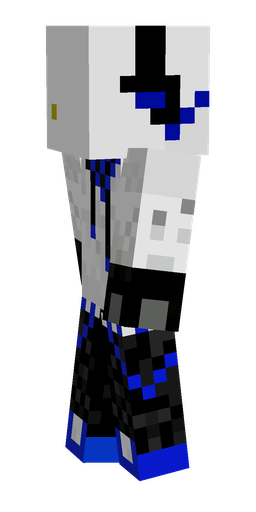 Black skin: body, left side render