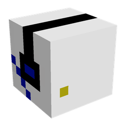 Black skin: head render