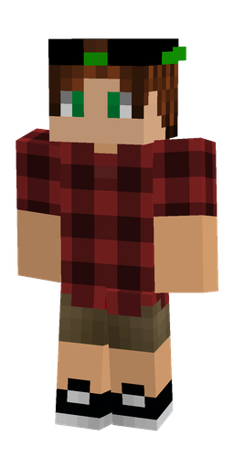 Brown skin: body, front render