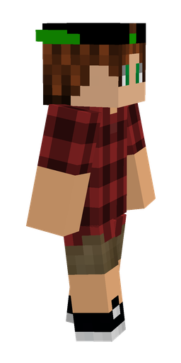 Brown skin: body, right side render