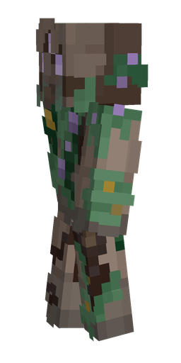 Brown skin: body, left side render