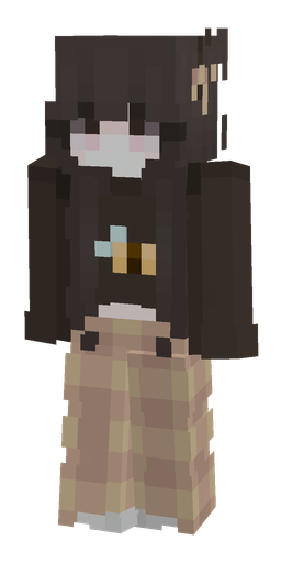 Black skin: body, front render