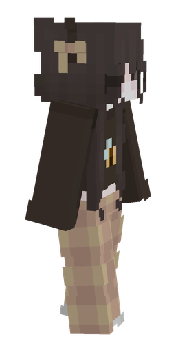 Black skin: body, right side render