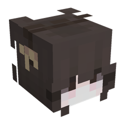 Black skin: head render