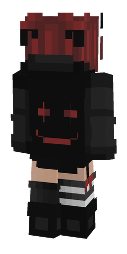 Black skin: body, back render
