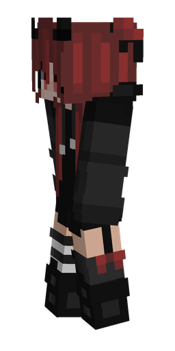 Black skin: body, left side render