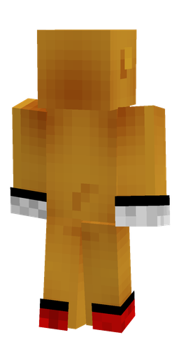 Brown skin: body, back render