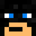 Black skin: face render