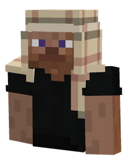 Black skin: bust render