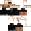 Black skin: raw texture render