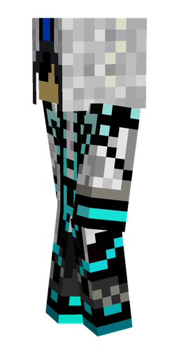 Black skin: body, left side render