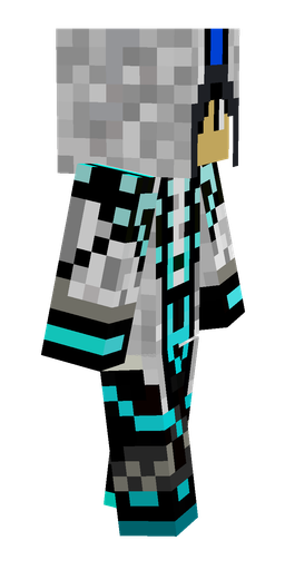Black skin: body, right side render