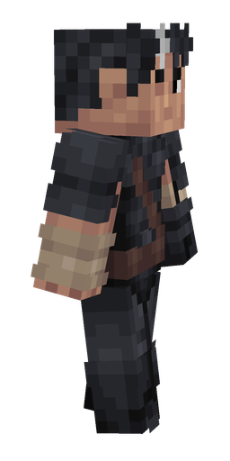 Black skin: body, right side render