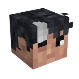 Black skin: head render