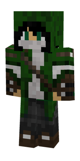 Black skin: body, front render