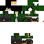 Black skin: raw texture render