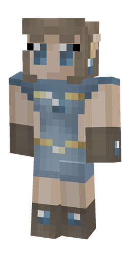 Blue skin: body, front render