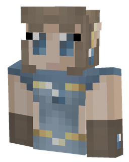 Blue skin: bust render