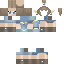 Blue skin: raw texture render