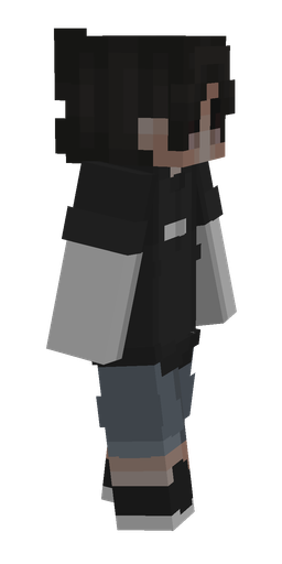 Black skin: body, right side render