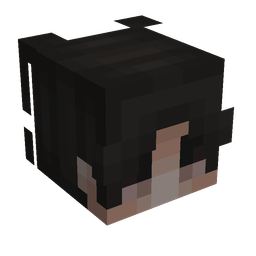 Black skin: head render