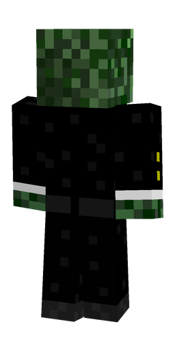 Black skin: body, back render