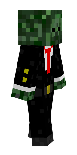Black skin: body, right side render
