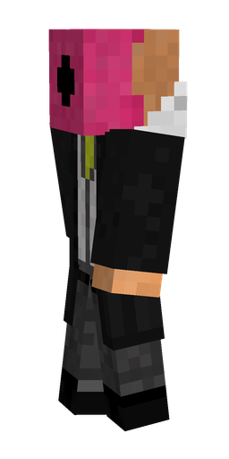Black skin: body, left side render