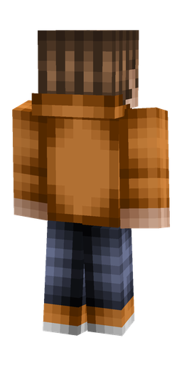 Blue skin: body, back render