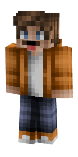 Blue skin: body, front render