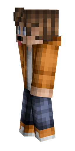 Blue skin: body, left side render