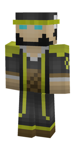 Black skin: body, front render