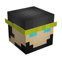 Black skin: head render