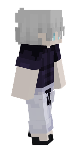 Blue skin: body, right side render