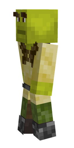 Black skin: body, left side render