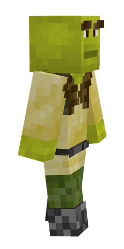 Black skin: body, right side render